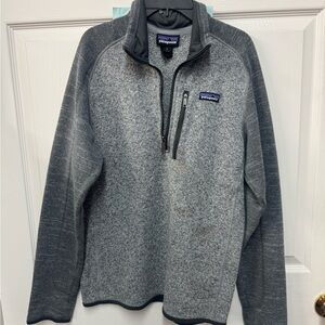 Patagonia Men's Zip-Up Sweater in Gray